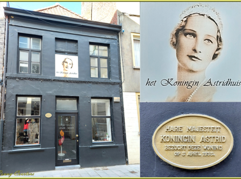 Charmante woning met handelszaak in Kortrijk die zelfs Koningin Astrid wist te bekoren