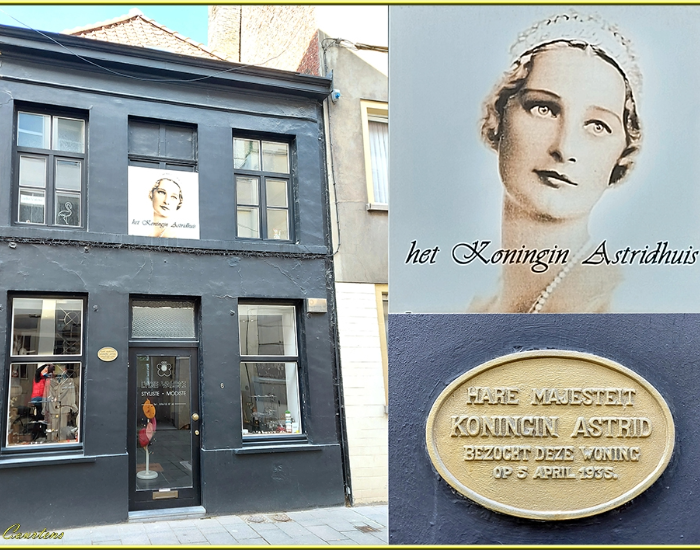 Charmante handelszaak met woning in Kortrijk die zelfs Koningin Astrid wist te bekoren