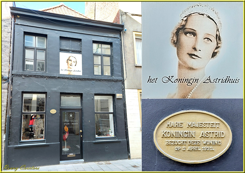 Charmante woning met handelszaak in Kortrijk die zelfs Koningin Astrid wist te bekoren